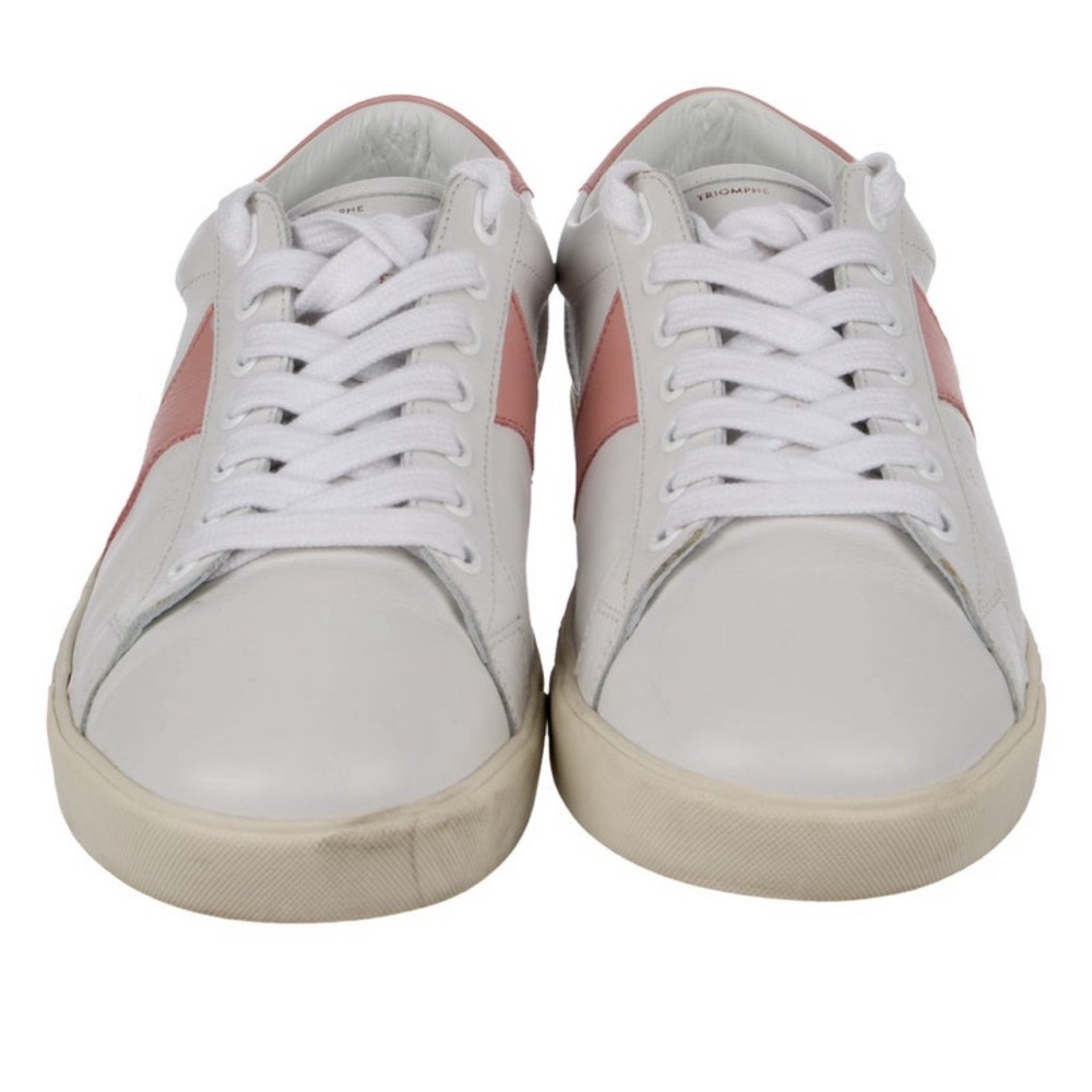 Celine
Leather Colorblock Pattern Sneakers
Size: US 7